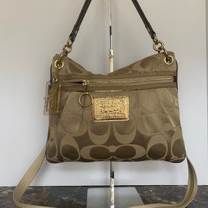 Coach Signature "C" Poppy Hippie Crossbody